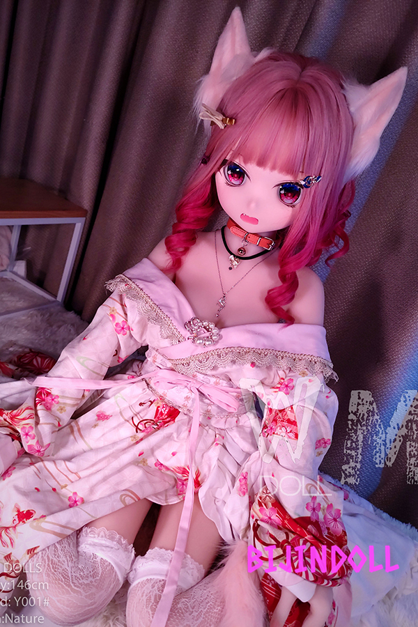 WMDoll#Y001 146cm C-cup PVC Head Cute anime cat sex doll r18 adult anime dutch wife