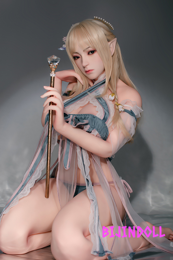 Bezlya 三色菫 161cm J-cup silicone head big breasts elf succubus love doll Realistic cosplay sex dutch doll