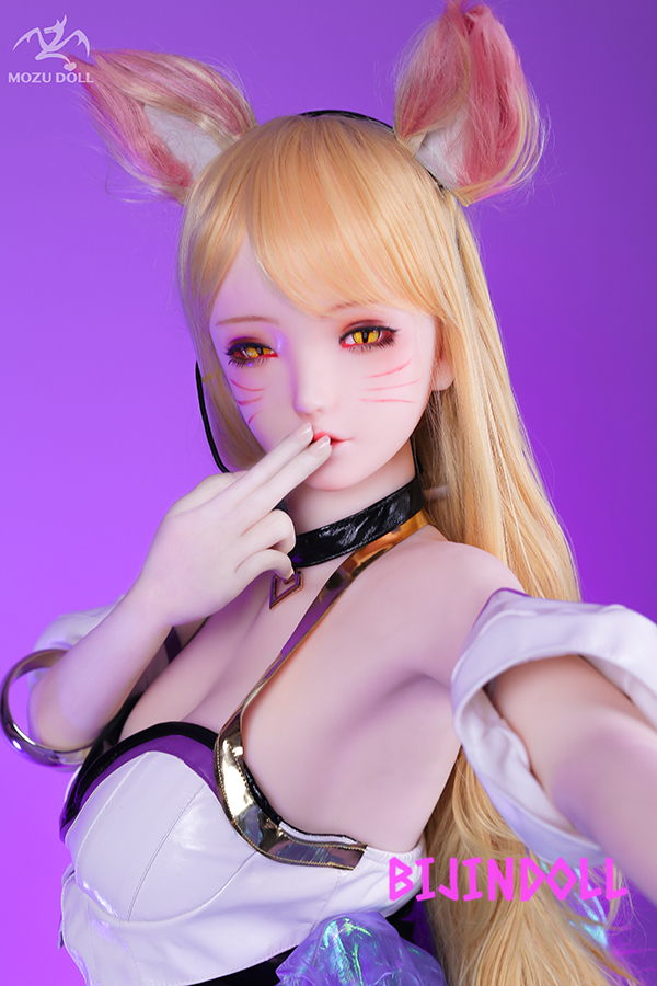 mozudoll 163cm H-cup TPE the Nine-Tailed Fox Ahri Sex Dolls Ahri Cos Play Love Doll Lifelike Reappear