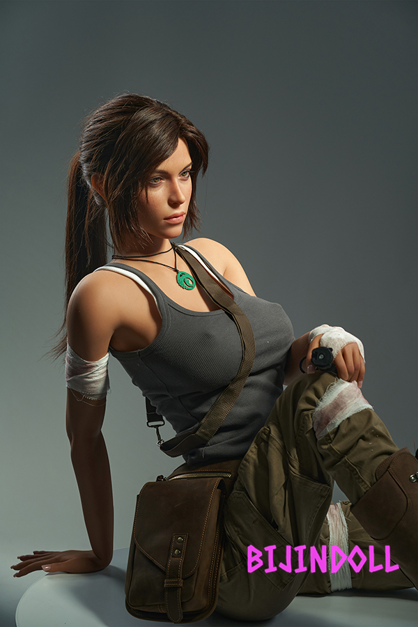 Lara Croft Sex Doll GameLadyNo.07 166cm/65.4″ E-Cup Silicone Lara Croft Cosplay Dolls