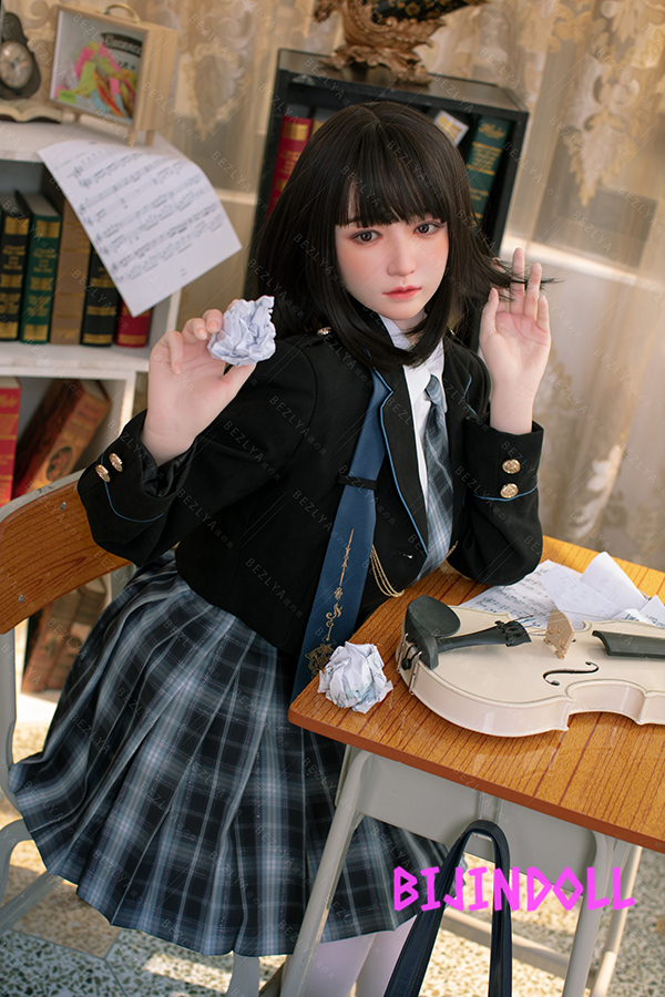 Bezlya 桔梗 160cm B-cup Silico Adult Pornsex doll beautiful real doll life-size adult r18 doll