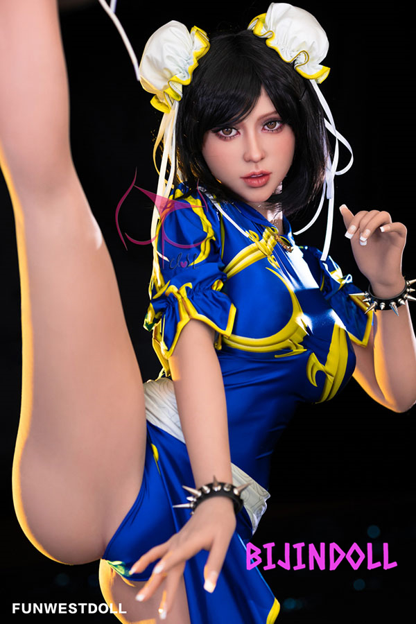 Funwest#059 Lucy 155cm F Cup TPE Chun-Li Cosplay Love Doll Female Fighter Character Real Dutch Wife