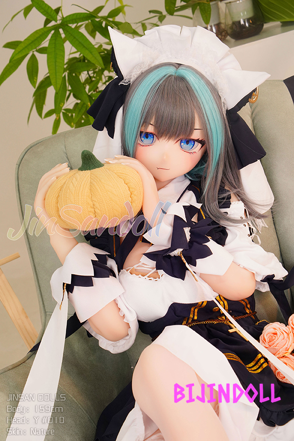 WMDoll#Y010 159cm B-Cup PVC Head Anime Love Doll Cute Game Cosplay Sex Dutch Wife