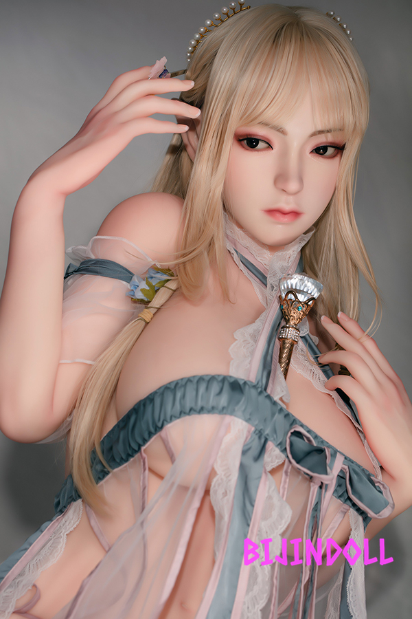 Bezlya 三色菫 161cm J-cup silicone head big breasts elf succubus love doll Realistic cosplay sex dutch doll