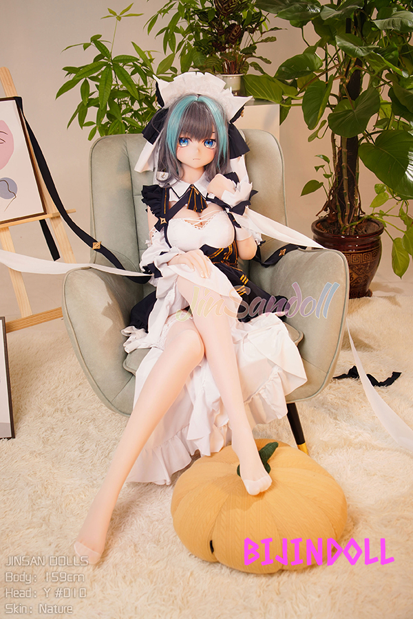 WMDoll#Y010 159cm B-Cup PVC Head Anime Love Doll Cute Game Cosplay Sex Dutch Wife