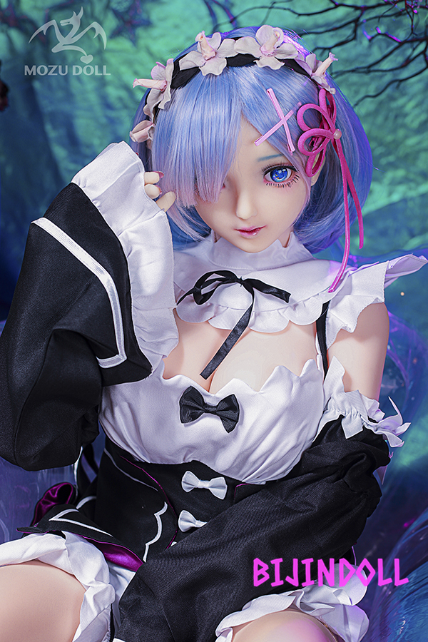 mozudoll 145cm TPE Rem Sex Dolls Cos Play Re Zero Rem anime Dutch Wife Anime Doll