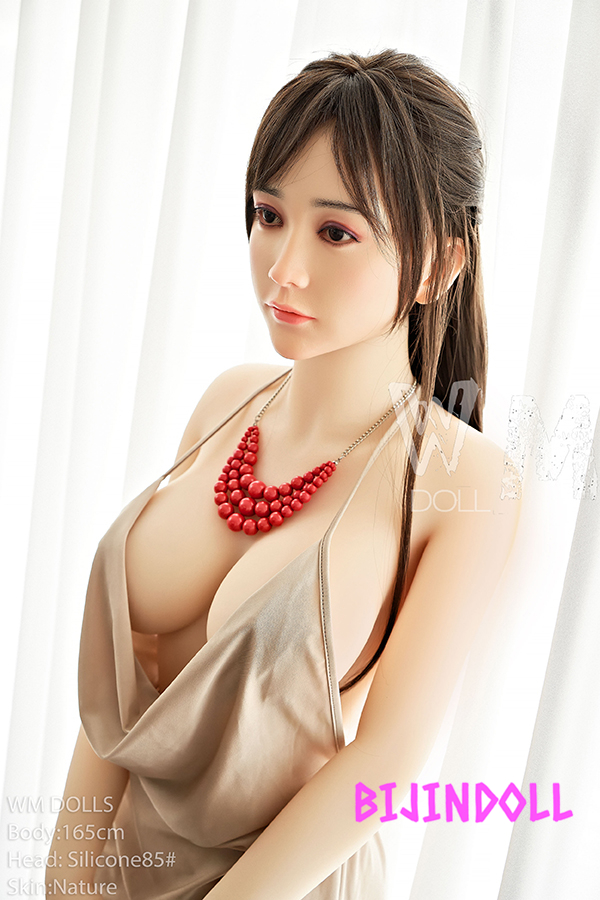 WMDoll#85 165cm D cup silicone head + TPE body Asian beauty body sex hole real love doll