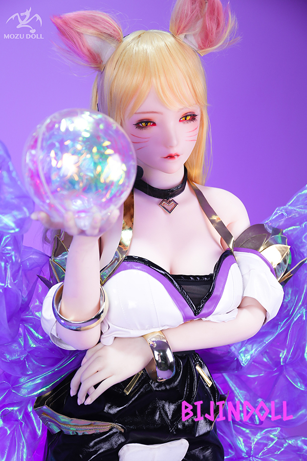 mozudoll 163cm H-cup TPE the Nine-Tailed Fox Ahri Sex Dolls Ahri Cos Play Love Doll Lifelike Reappear