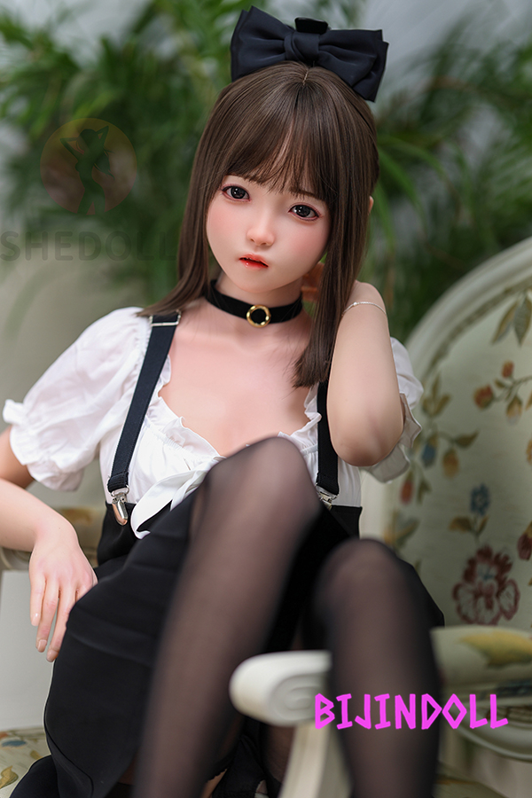 SHEDOLL 148cm D-cup Silicone Head TPE Body Cute Love Doll Legal Dutch Wife Short Sex Doll