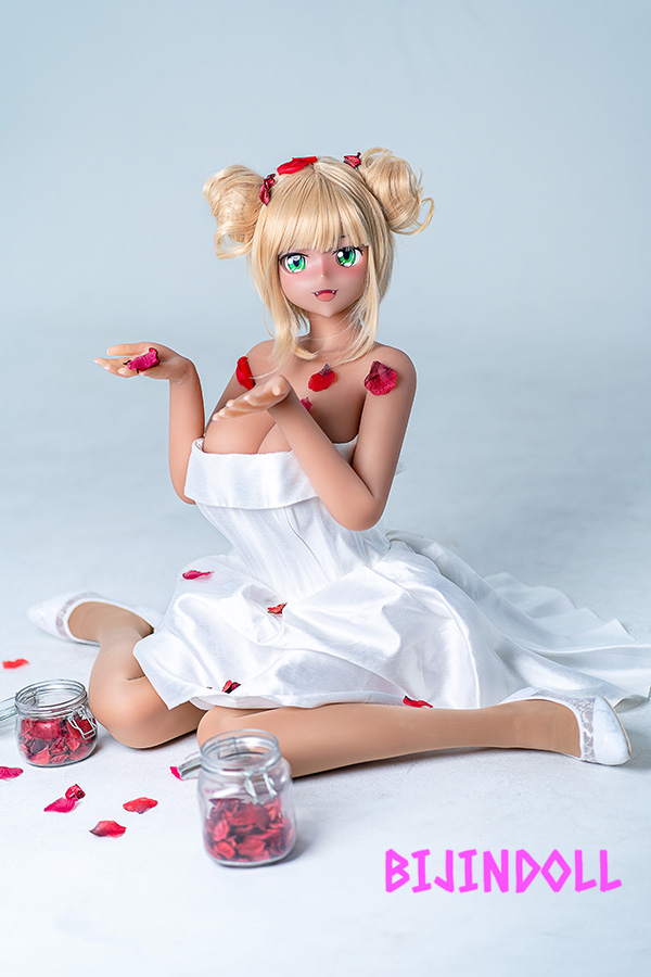 Siliko&Aotume collaboration doll H-cup 155cm TPE anime sex doll blonde Hot big tits Dutch wife