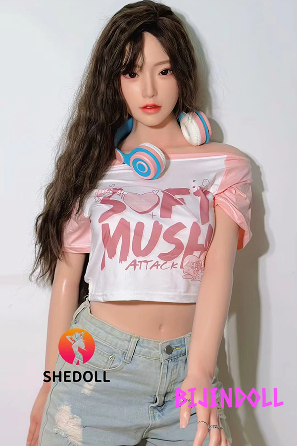 SHEDOLL 158cm C-cup Silicone Head Real Beautiful Love Doll Sex Life Size Doll Adult Dutch Wife Bukkake Erotic Creampie Real Doll