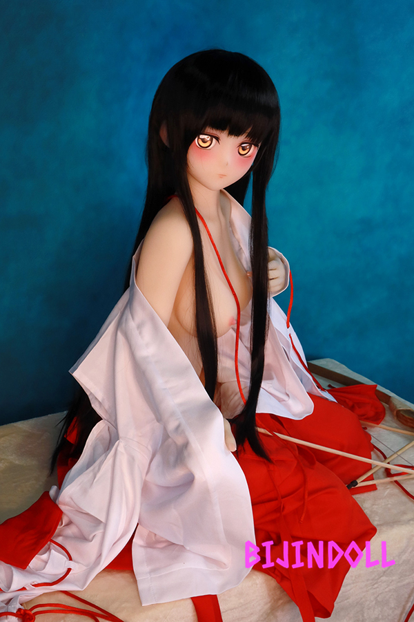 aotumedoll#43 D-cup 145cm TPE Big Breasts Anime Style Doll Custom Manga Doll Sex Chubby Character Life Size Dutch Wife Shrine Maiden Erotic Costume