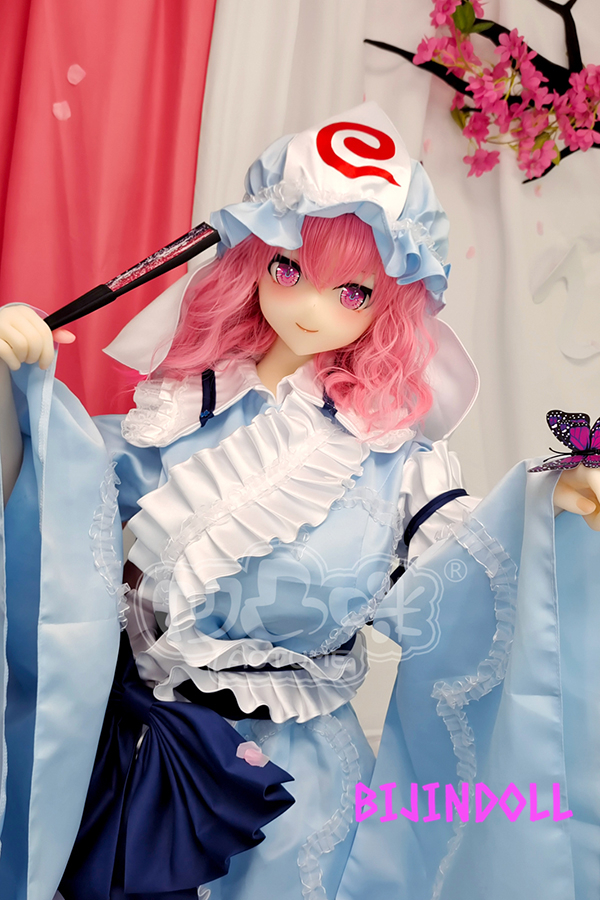 aotumedoll#101 155cm H-cup TPE Yuyuko Saigyouji Anime Sex Doll Touhou Project Doll Game Anime Cosplay Doll