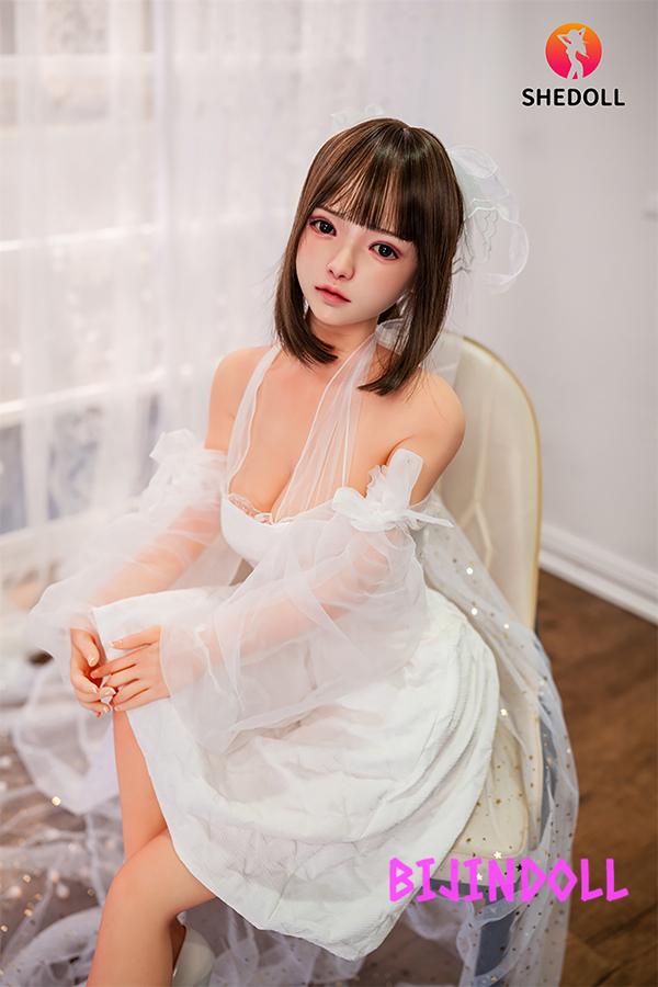 SHEDOLL 148cm D-cup Silicone Head TPE Body Hugging Pillow Sex Doll Realistic Cute Love Doll Adult Asian