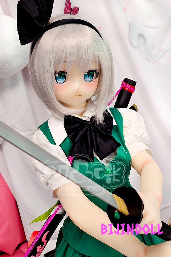 aotumedoll#102 B-cup 145cm TPE Youmu Konpaku Anime Sex Doll Touhou Project Doll Game Anime Cosplay Dutch Wife