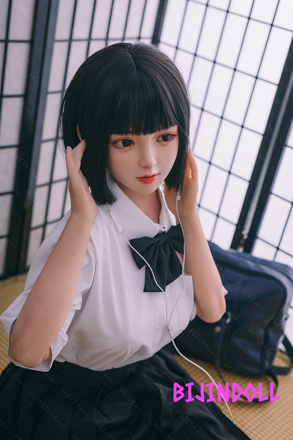 Bezlya 鈴蘭 149cm C-cup Silicone head + TPE body Real Adult Porn life-size doll sex dutchwife adult