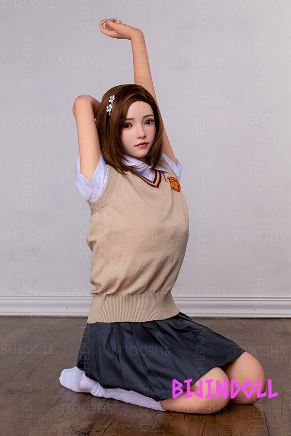 SHEDOLL 158cm C-cup Silicon head adult action figures sex doll internal ejaculation female best SEX erotic doll