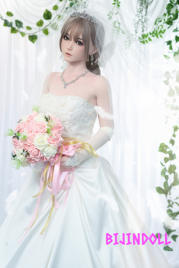 FUDOLL#19 150cm B-cup Full silicone sex doll marriage ideal bride beautiful bride doll