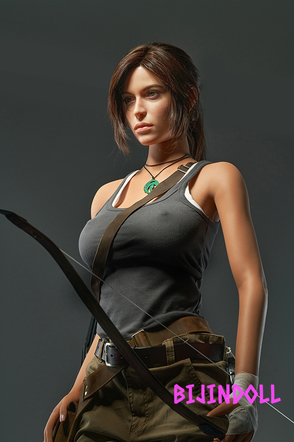 Lara Croft Sex Doll GameLadyNo.07 166cm/65.4″ E-Cup Silicone Lara Croft Cosplay Dolls