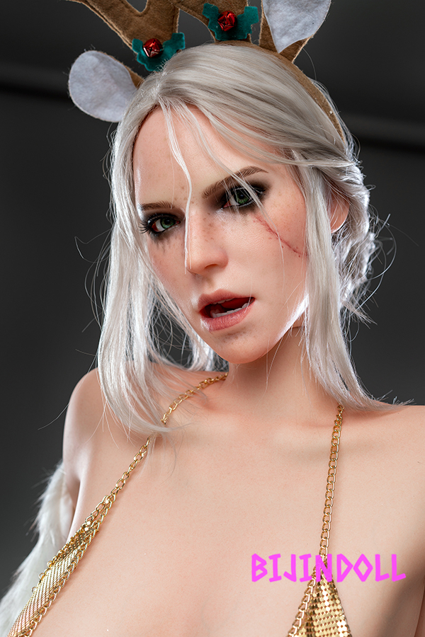 168cm E-cup gamelady head No.14 silicon super real oral blowjob