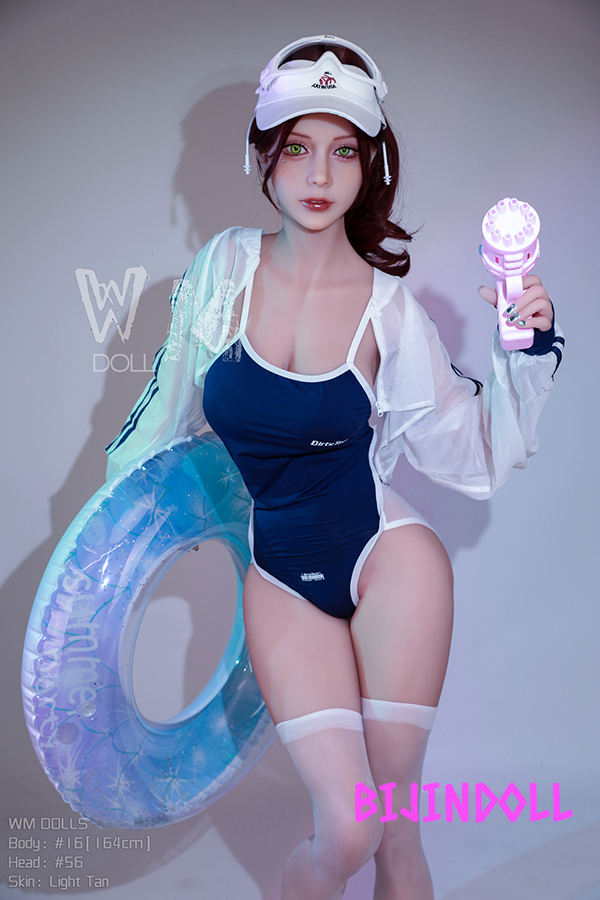 WMDoll#56 164cm D-cup TPE beautiful swimsuit sex doll popular WM new work real beautiful