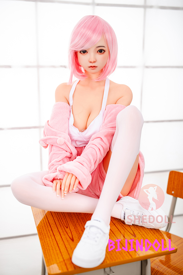 SHEDOLL 148cm D-cup silicone head beautiful realistic beautiful cute idol sex doll dutch wife