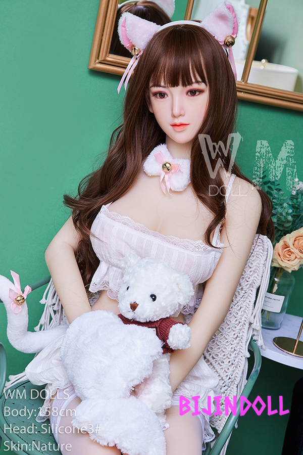 WMDoll#3 158cm D-Cup Silicone Head + TPE Body Chubby Lover Plump Beauty Love Doll Gay straight sex dolls