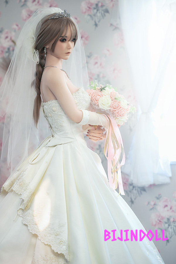FUDOLL#19 150cm B-cup Full silicone sex doll marriage ideal bride beautiful bride doll