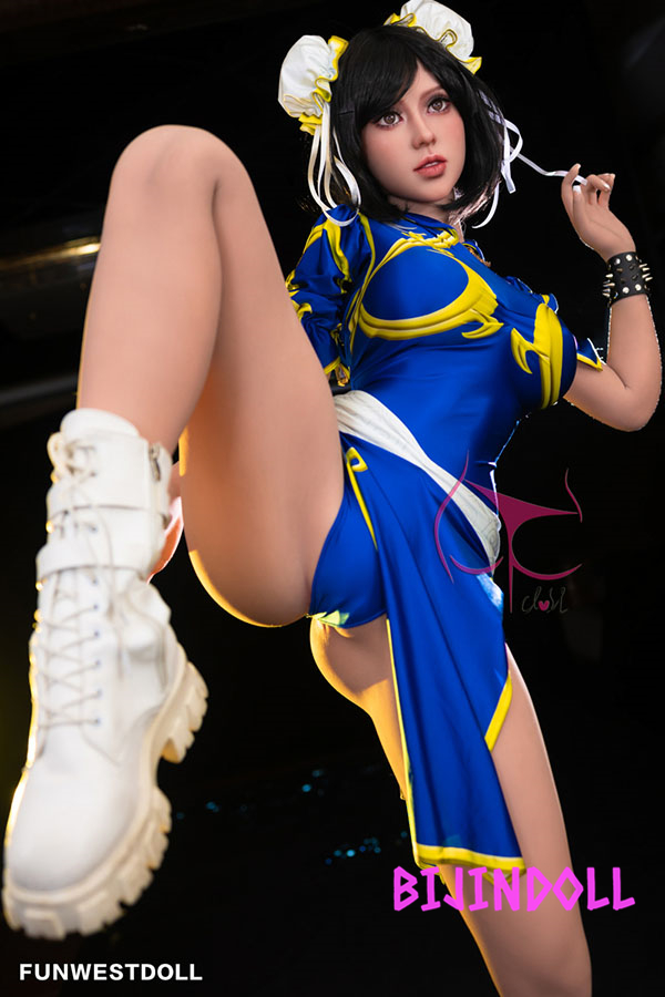 Funwest#059 Lucy 155cm F Cup TPE Chun-Li Cosplay Love Doll Female Fighter Character Real Dutch Wife
