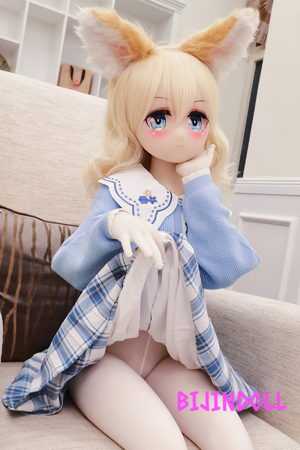 aotumedoll#67 B-cup TPE cute anime head sex doll 2d anime dutch wife manga style masturbation doll comic doll