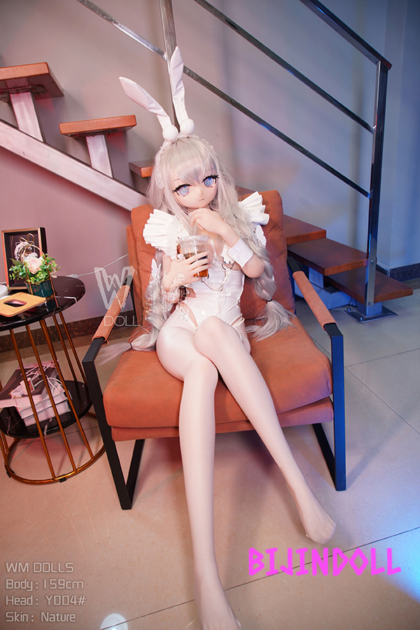 WMDoll#Y004 159cm B-Cup PVC Head Cute Anime Sex Doll Cosplay Erotic Sexy Bunny Love Dolls