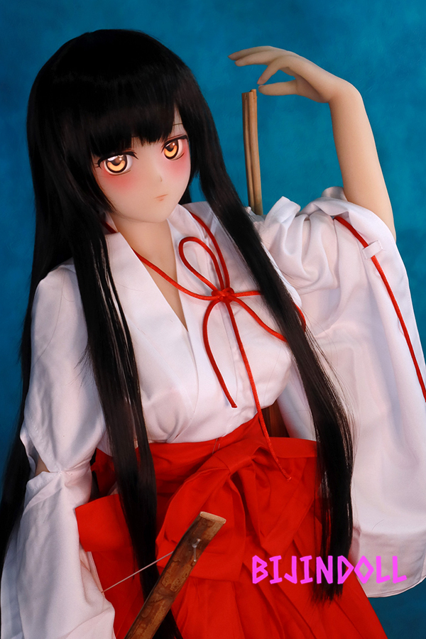 aotumedoll#43 D-cup 145cm TPE Big Breasts Anime Style Doll Custom Manga Doll Sex Chubby Character Life Size Dutch Wife Shrine Maiden Erotic Costume