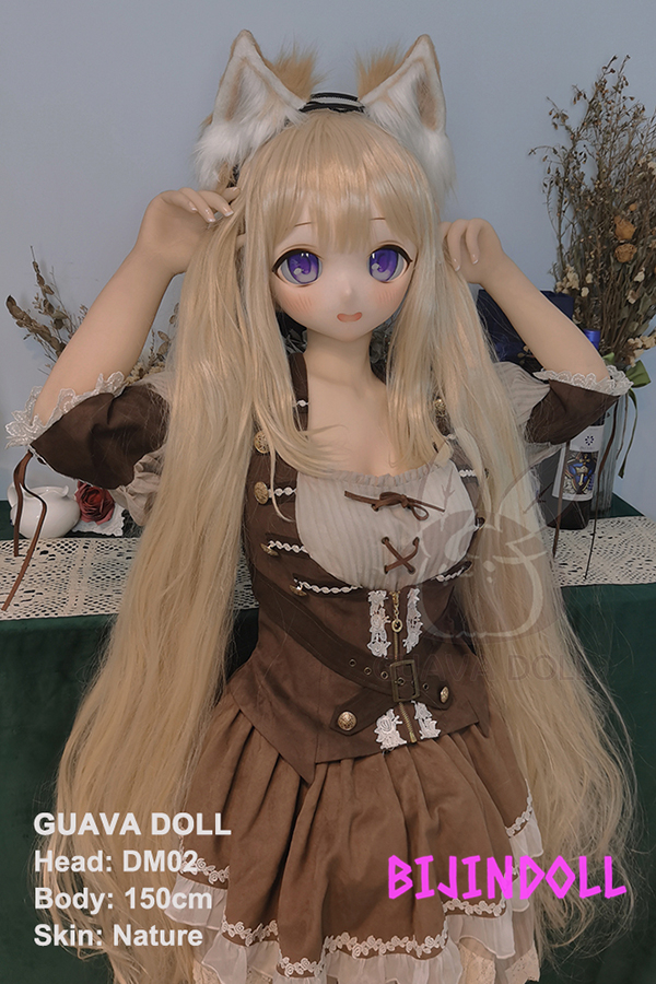 GUAVADOLL DM02 150cm D-cup PVC head big tits 2d anime dutch wife luxury adult anime sex doll