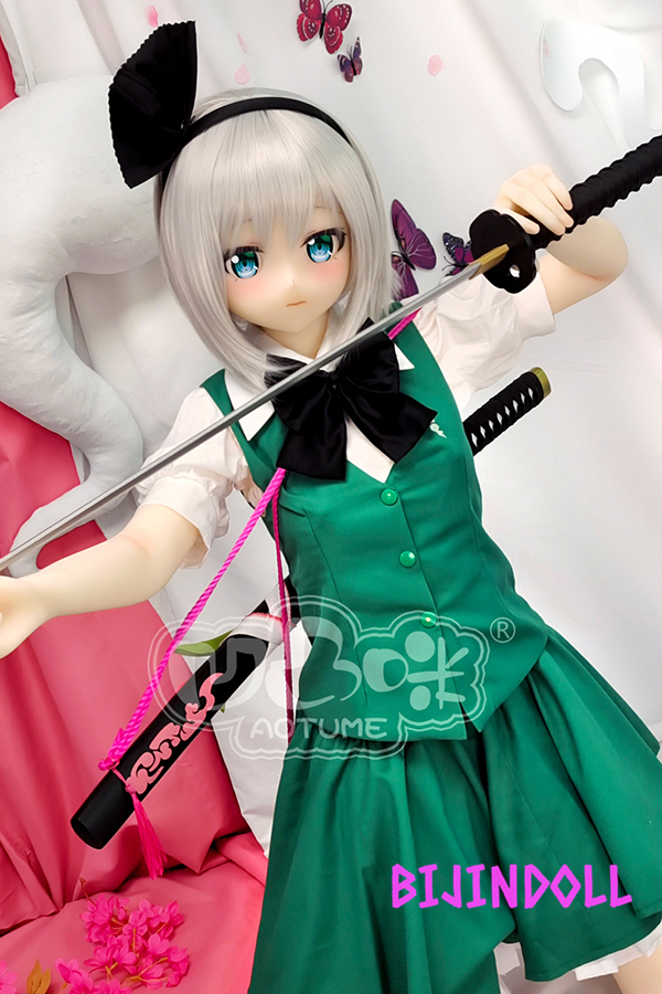 aotumedoll#102 B-cup 145cm TPE Youmu Konpaku Anime Sex Doll Touhou Project Doll Game Anime Cosplay Dutch Wife