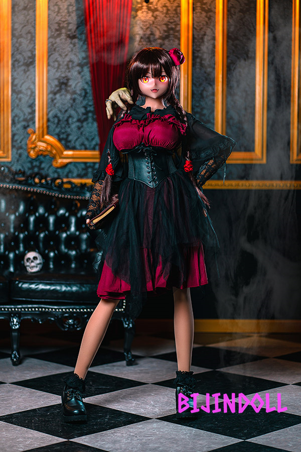 Siliko&Aotume Collaboration Doll H-cup 155cm TPE Big Tits Cute Anime Sex Doll 2-D Sex Cosplay Doll