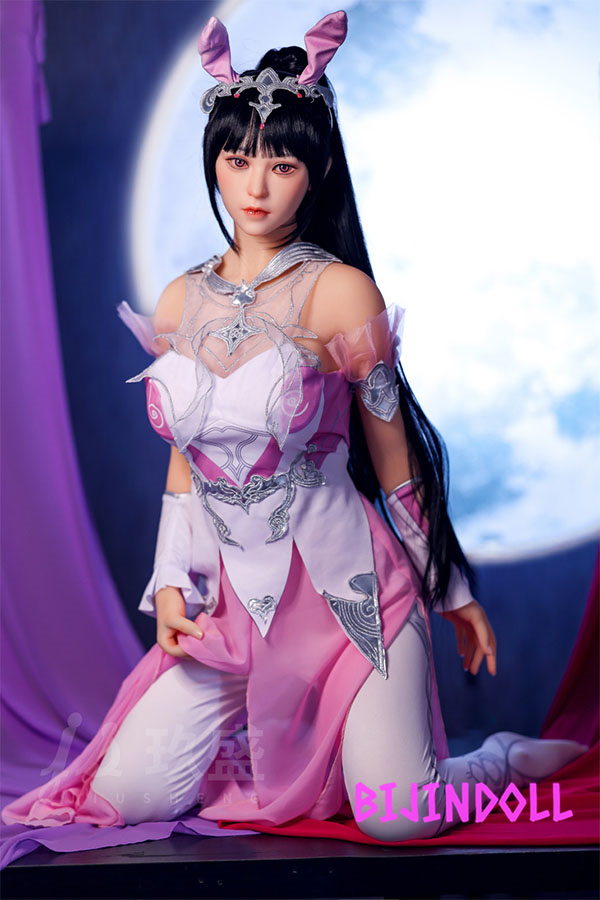 Jiusheng Doll#50 Shino 150cm D cup silicone head cosplay big breasts bunny real beauty sex doll luxury silicone