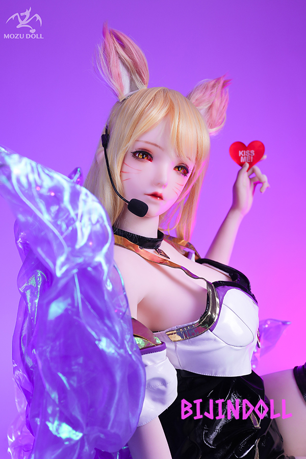 mozudoll 163cm H-cup TPE the Nine-Tailed Fox Ahri Sex Dolls Ahri Cos Play Love Doll Lifelike Reappear