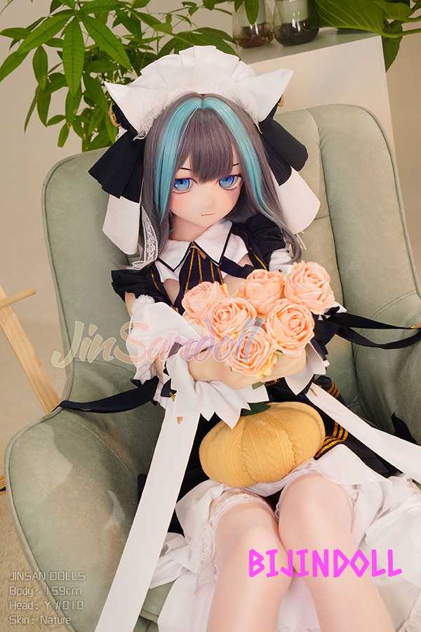 WMDoll#Y010 159cm B-Cup PVC Head Anime Love Doll Cute Game Cosplay Sex Dutch Wife