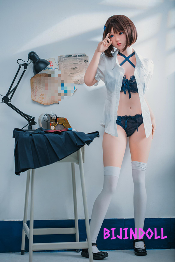 FUDOLL#15 148cm D-cup Silicone Head Realistic Cosplay Sex Doll Human-like Real Dutch Wife