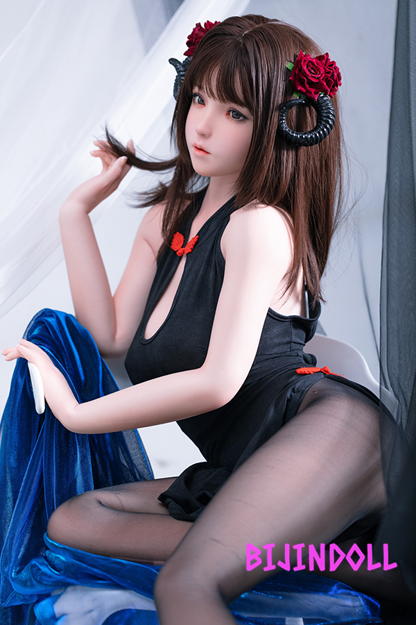 FUDOLL#14 148cm D-cup Silicone Cute tits pussy love doll. Raw insertion makes you crazy with pleasure