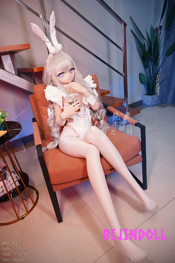 WMDoll#Y004 159cm B-Cup PVC Head Cute Anime Sex Doll Cosplay Erotic Sexy Bunny Love Dolls