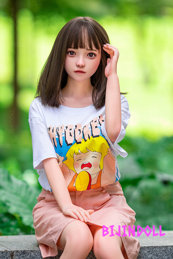 SHEDOLL 148cm D-cup Silicone Head Amazing Realistic Doll Life Size Love Doll TPE Body Cute Sex Doll