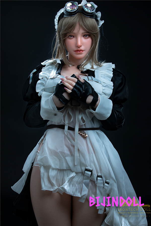 Irontechdoll 165cm G-Cup Silicone maid cosplay sex doll big breasts sex doll Realistic porn doll