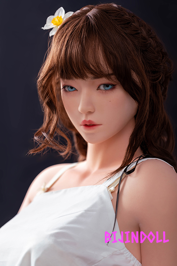 FUDOLL#20 158cm C-cup Silicon super slim shaved sex doll beautiful doll super hip line dutch wife