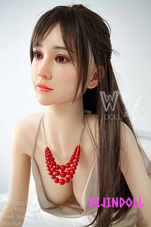 WMDoll#85 165cm D cup silicone head + TPE body Asian beauty body sex hole real love doll