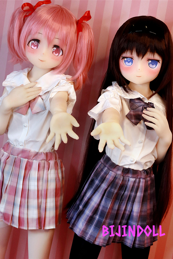 aotumedoll#54#55 B-cup TPE Madoka Kaname and Homura Akemi Love Doll Magical Character Life-Size Anime Head Dutch Wife Cute 2D Sex Doll