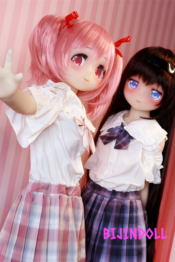 aotumedoll#54#55 B-cup TPE Madoka Kaname and Homura Akemi Love Doll Magical Character Life-Size Anime Head Dutch Wife Cute 2D Sex Doll
