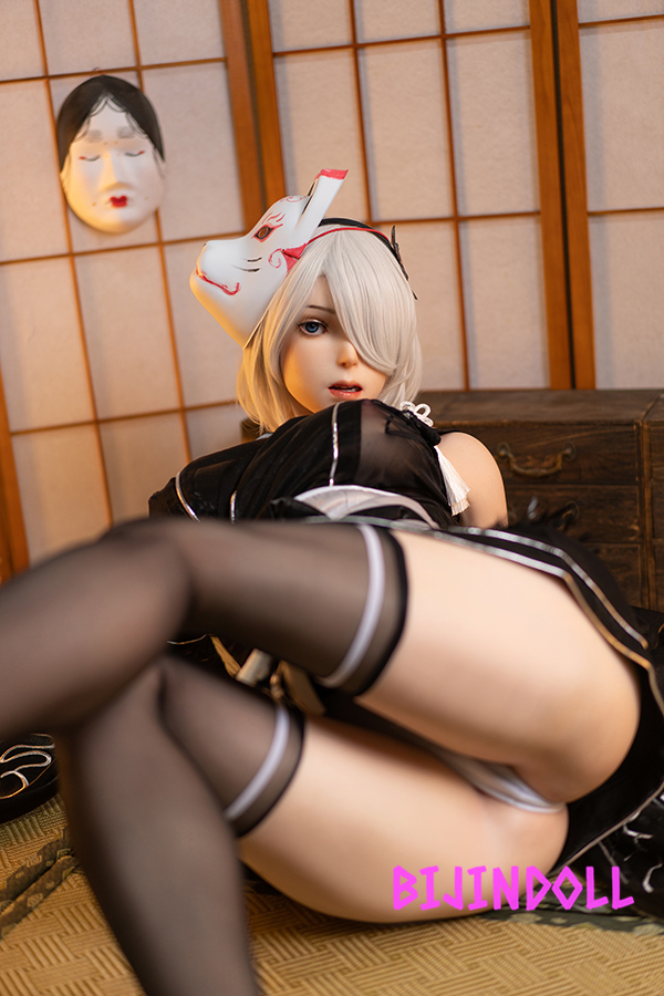 GameLadyNo.24 171cm/67″ G-Cup Silicone Real Oral 2B Love Doll Game Cosplay Adult Doll G-Cup Big Breasts Large Sex Doll Silicone