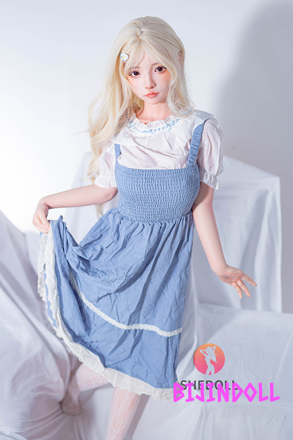 SHEDOLL 148cm D-cup Silicone Head Beautiful love doll recommended cute sister life-size erotic sex doll