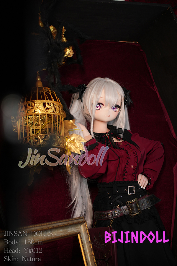 WMDoll#Y012 150cm B-Cup PVC Head Anime Sex Doll Cute White Haired Life Size Sex Doll Cosplay Anime Sex Doll